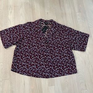 Rag and Bone Reed Floral Camp Collar Shirt NWT